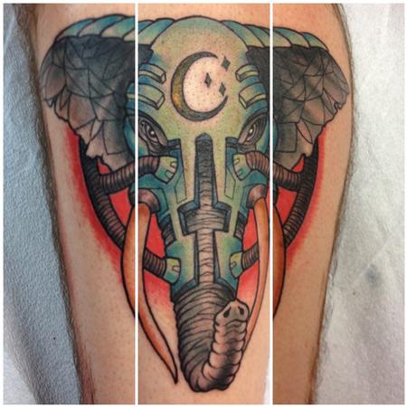 Jeff Johnson - Space Elephant Tattoo